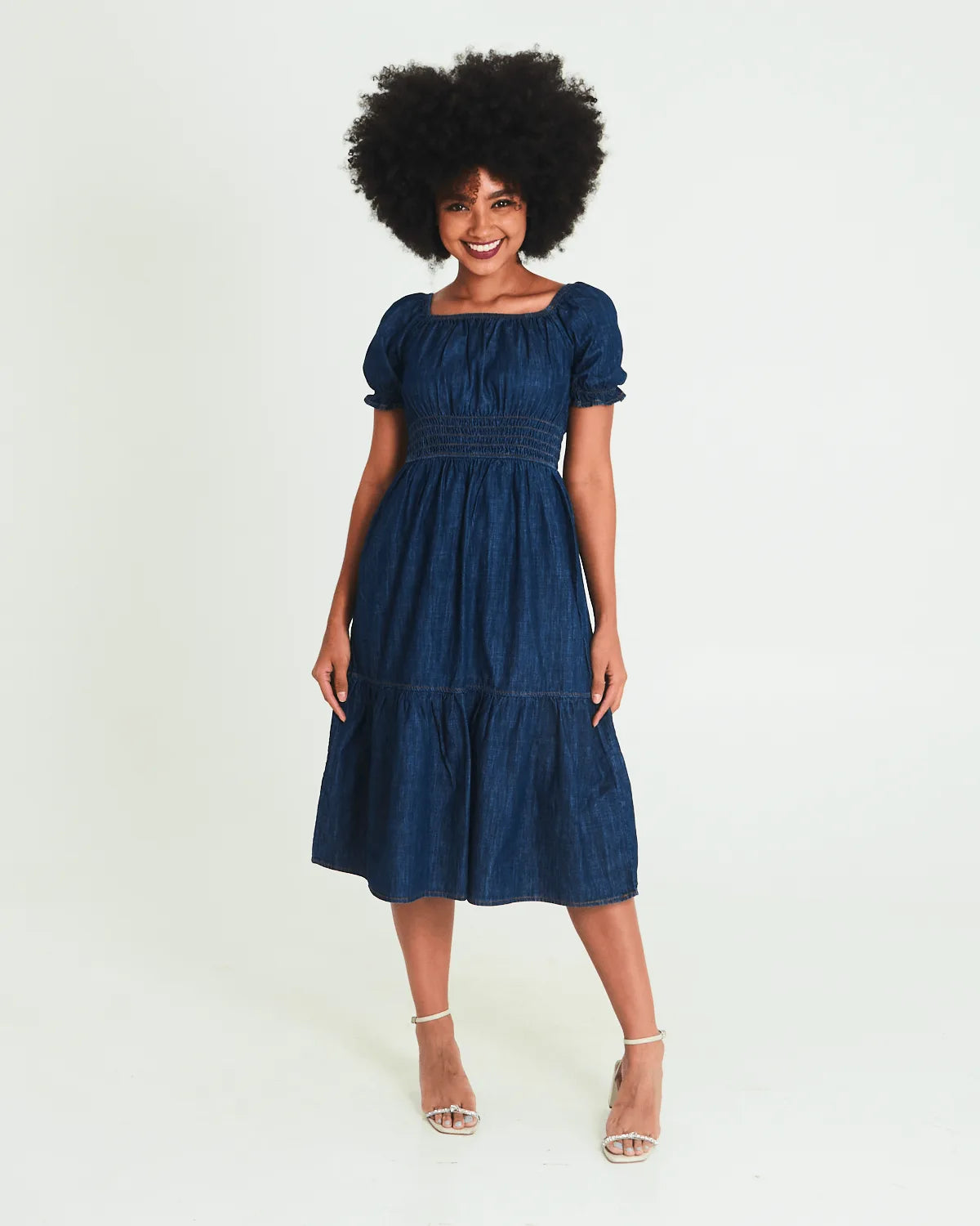 VESTIDO MODASIL CIGANINHA JEANS G