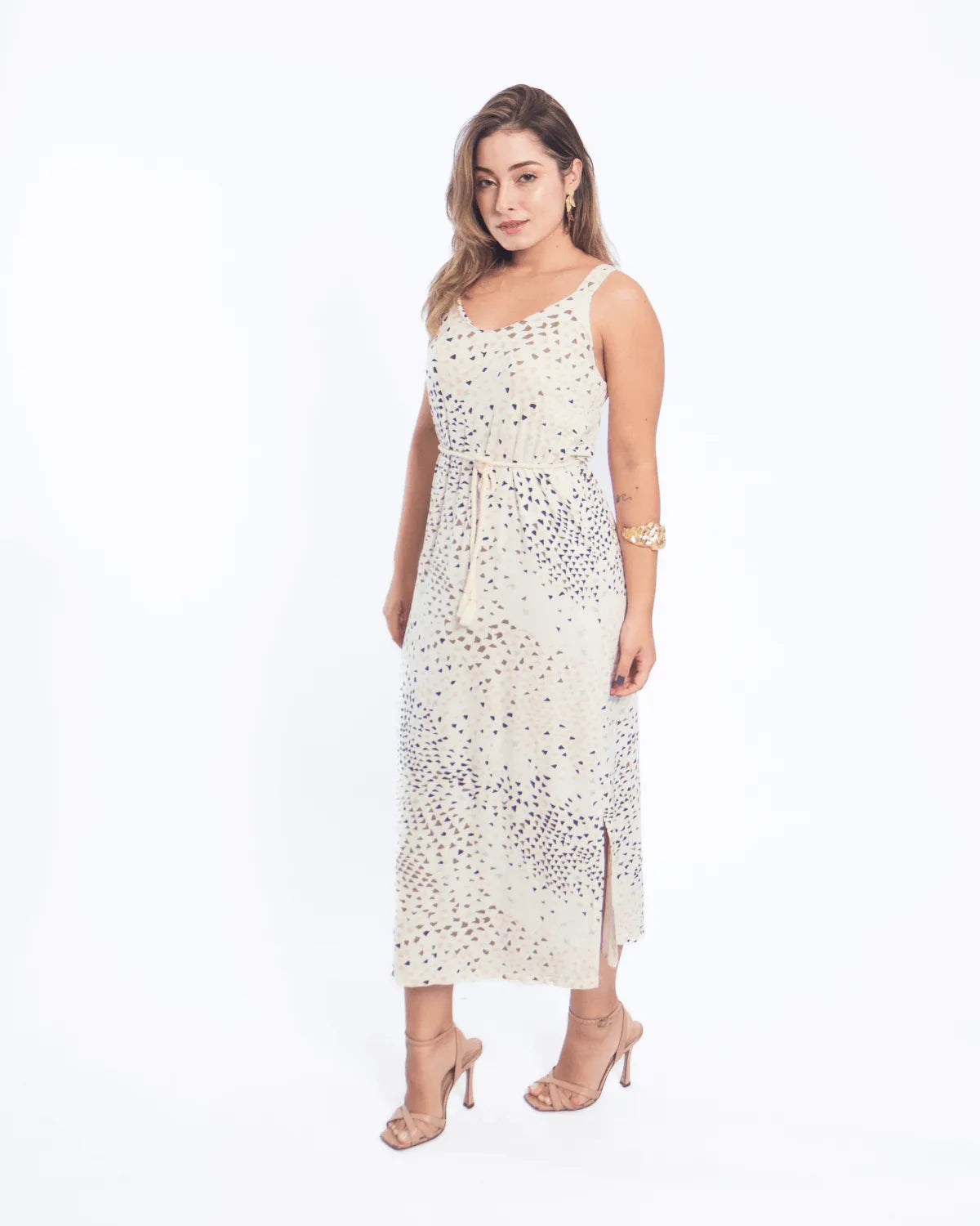 VESTIDO MALWEE 1000123898 BEGE GG