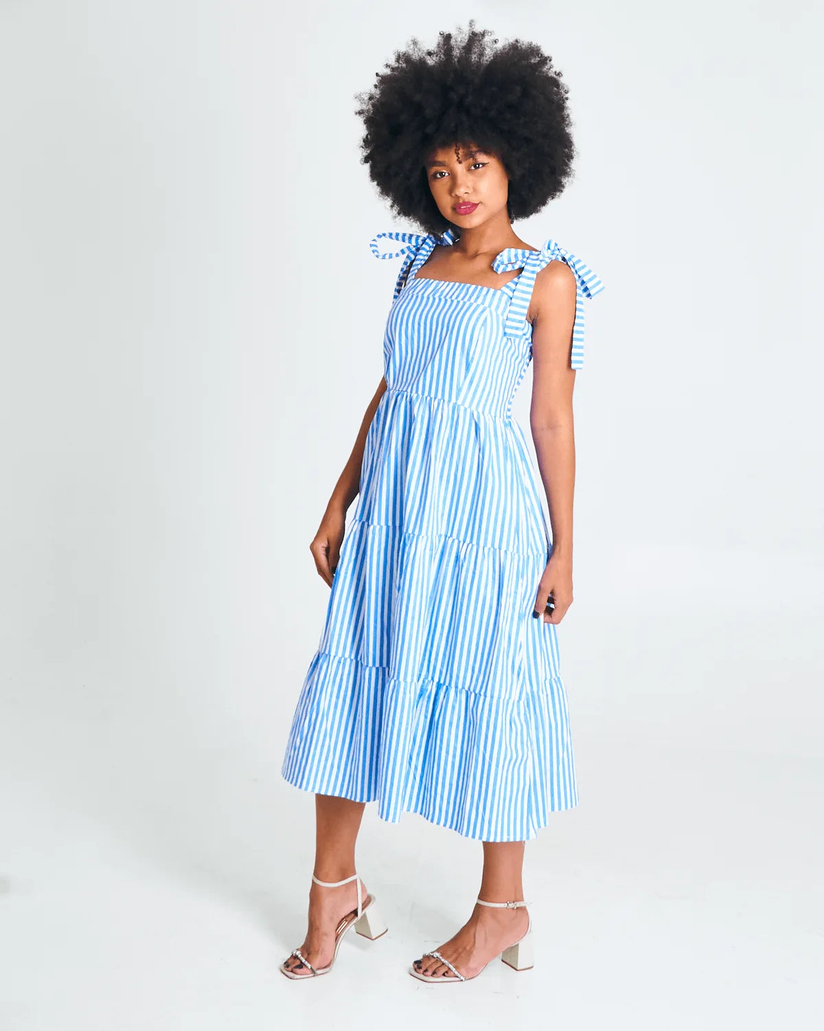 Vestido Safira Laço Midi