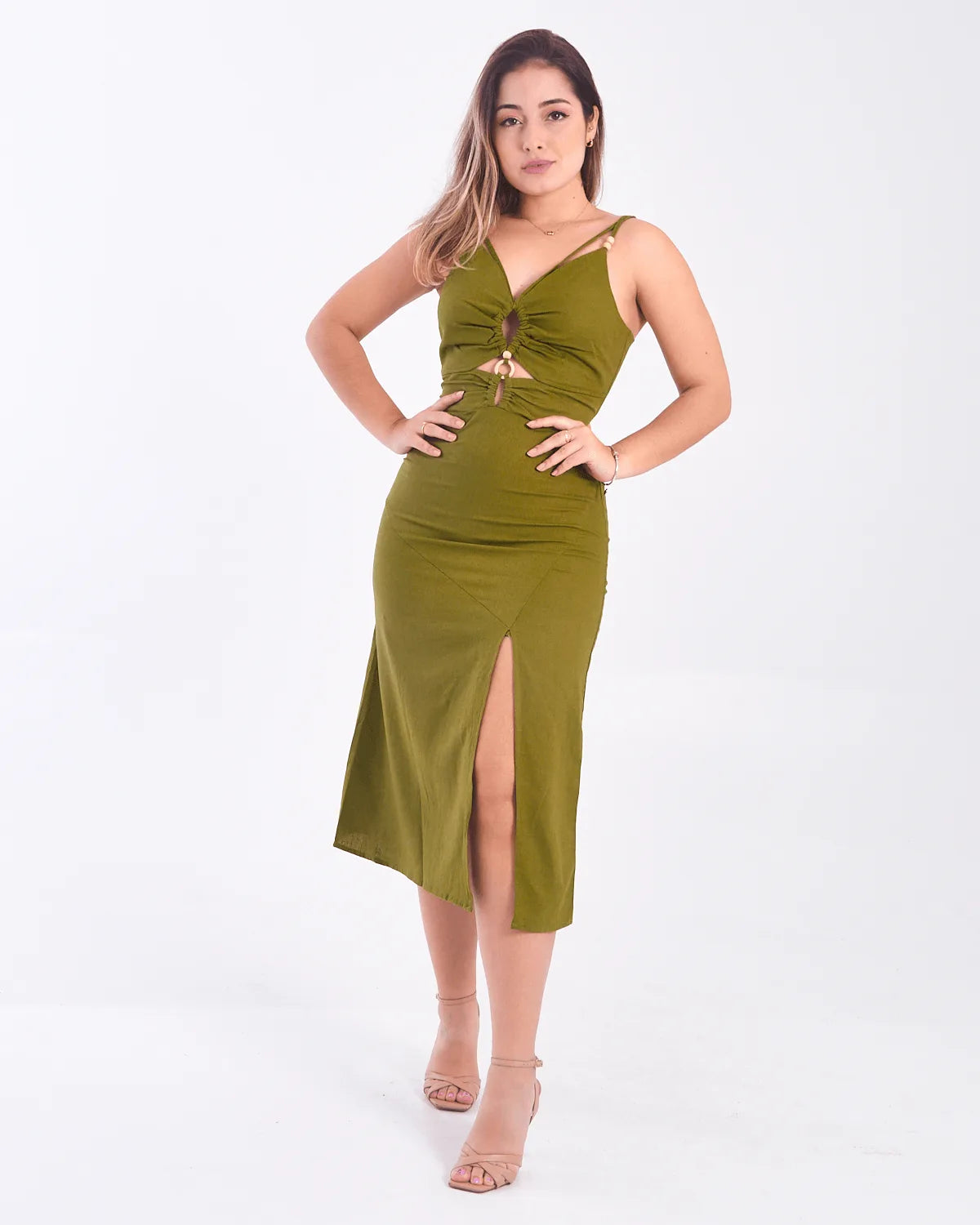 VESTIDO MALWEE 1000108259 VERDE GG