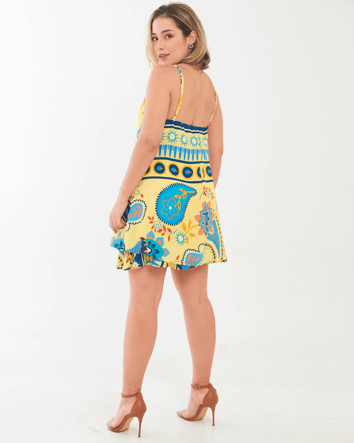 VESTIDO ANYLOOK ESTAMPADO ALCA