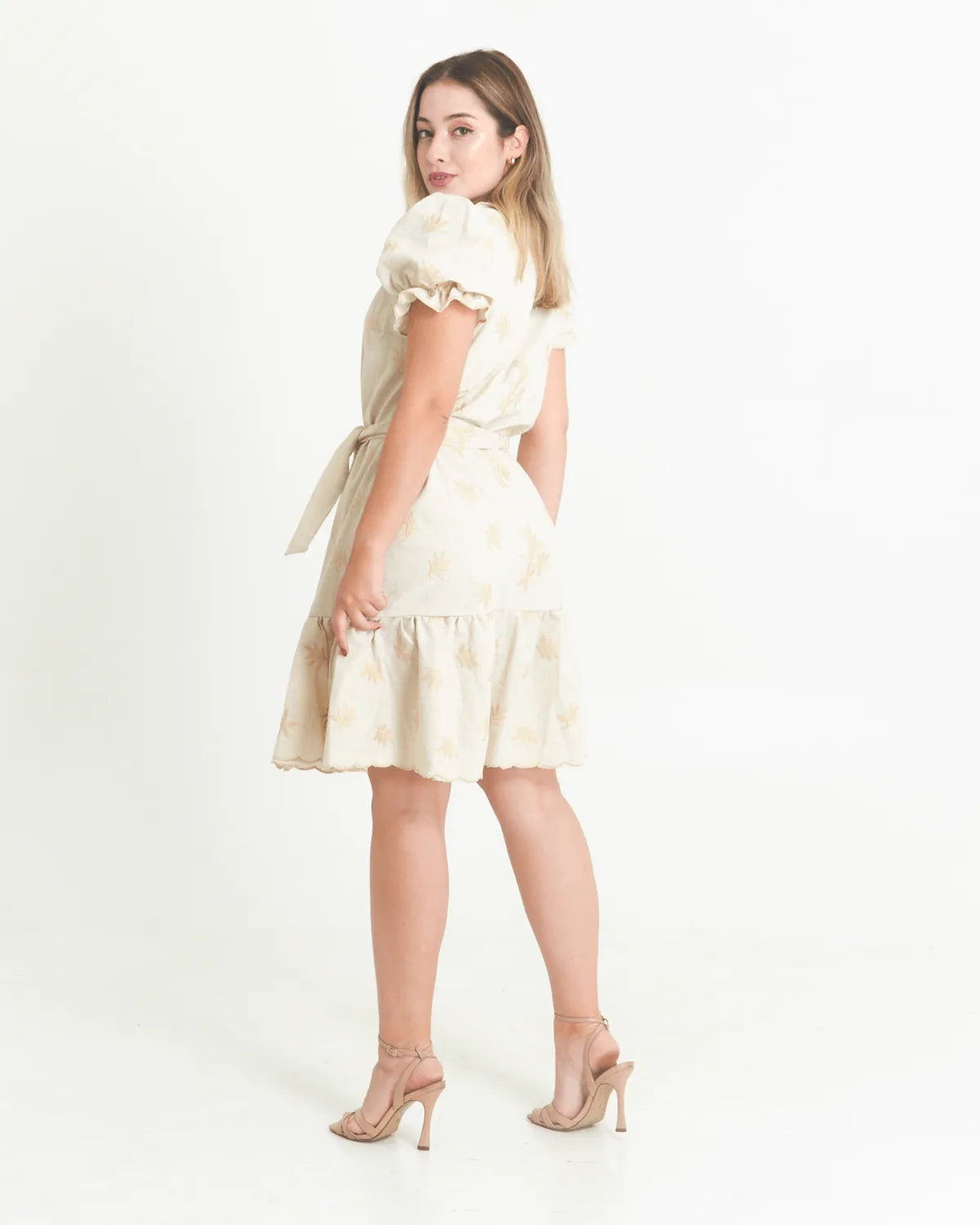VESTIDO SAFIRA LAISE MANGA PRINCESA