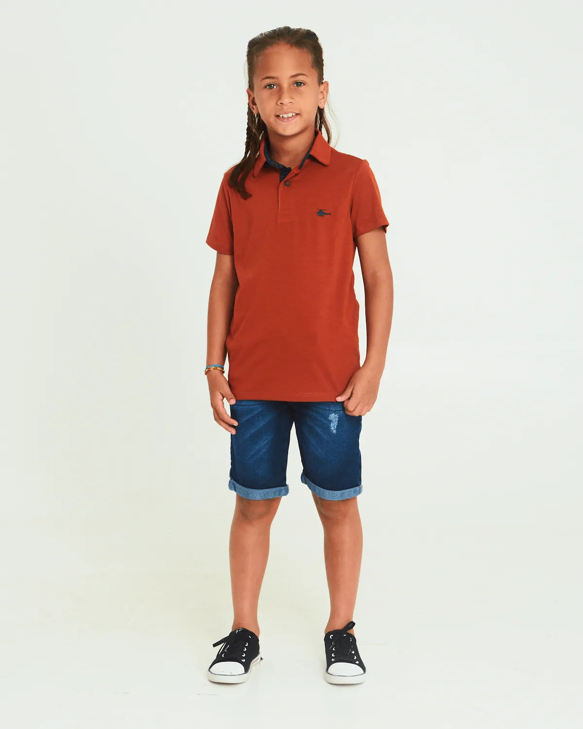 BERMUDA INF MANIA KIDS 3164 JEANS ESCURO 14