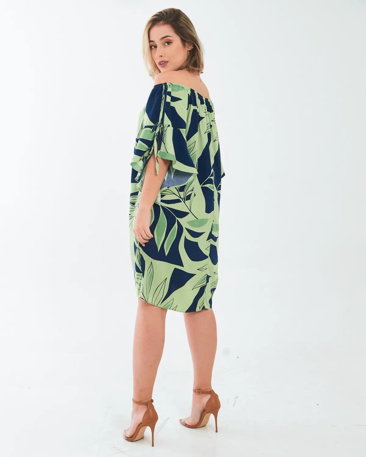 VESTIDO ESTACOES BR SOLTO MARINHO/AZUL U