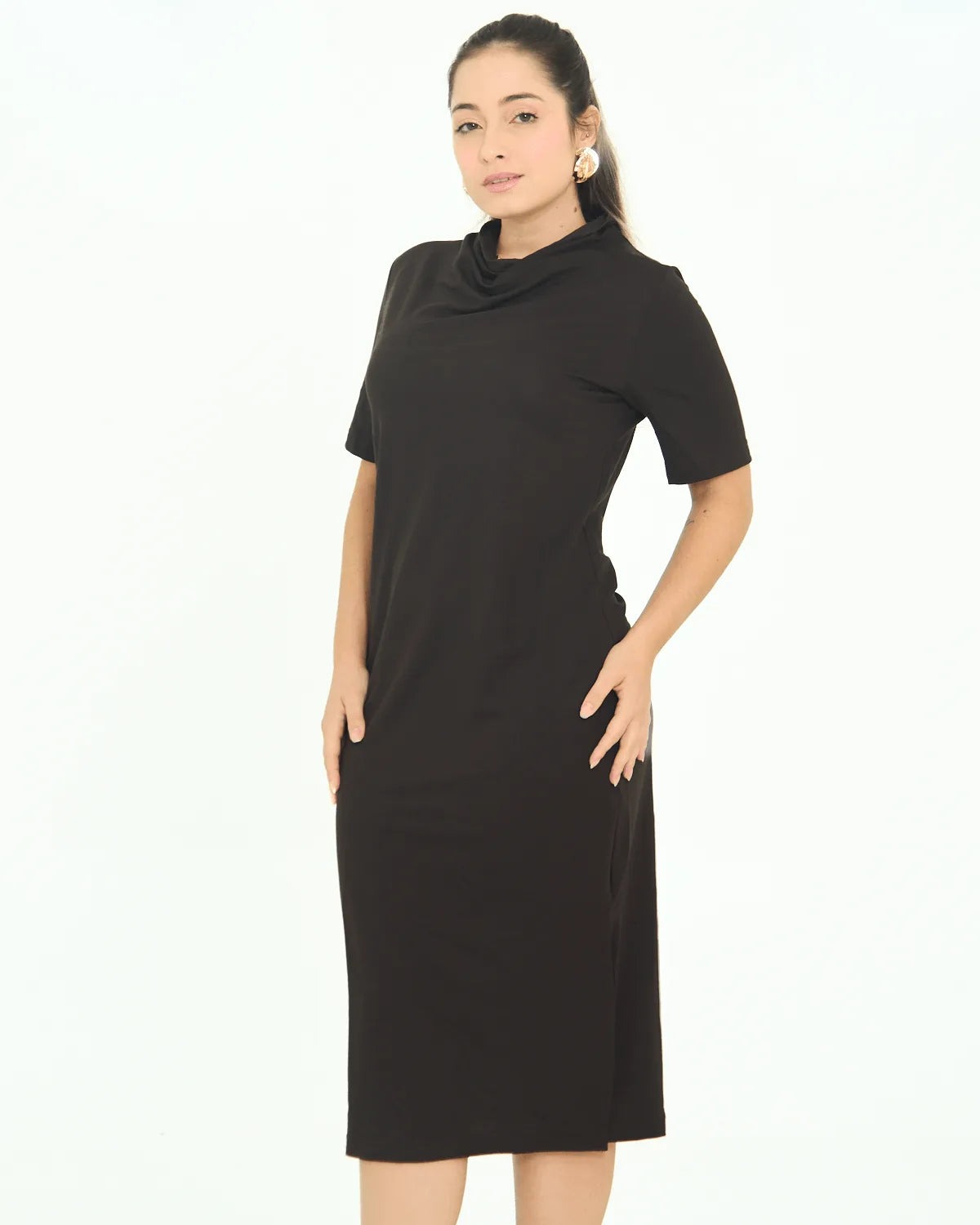VESTIDO LUNENDER C8009 MARRON PIETRY GG