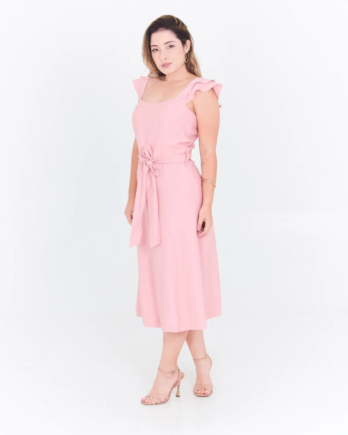 VESTIDO MI&CO 1251 ROSE P
