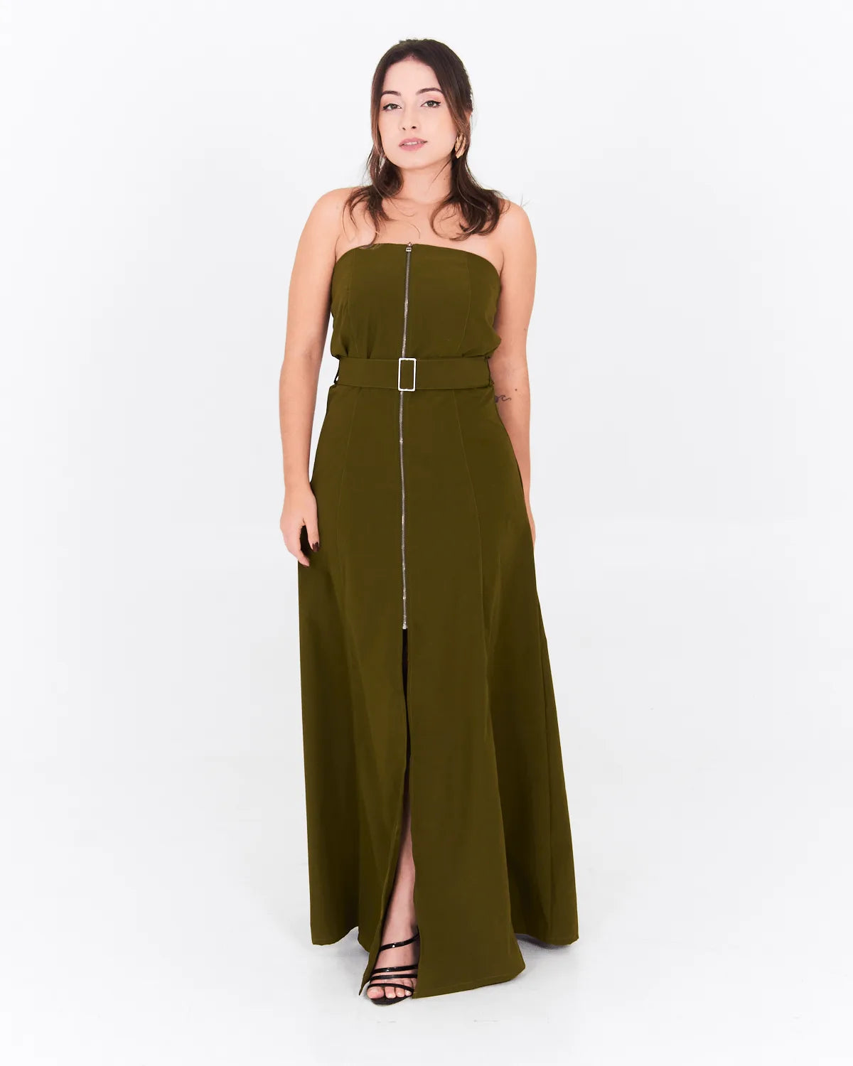 VESTIDO IRIS MIDI ZIPER