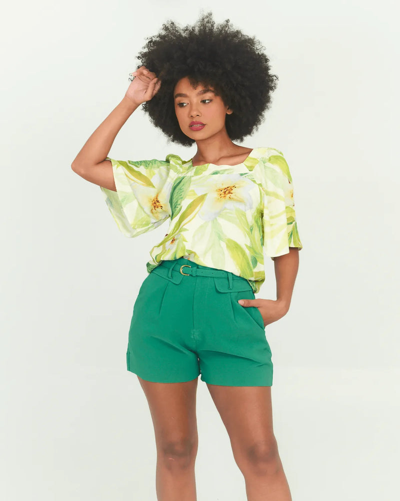 BLUSA MALWEE 1000115889 ESTAMP VERDE P
