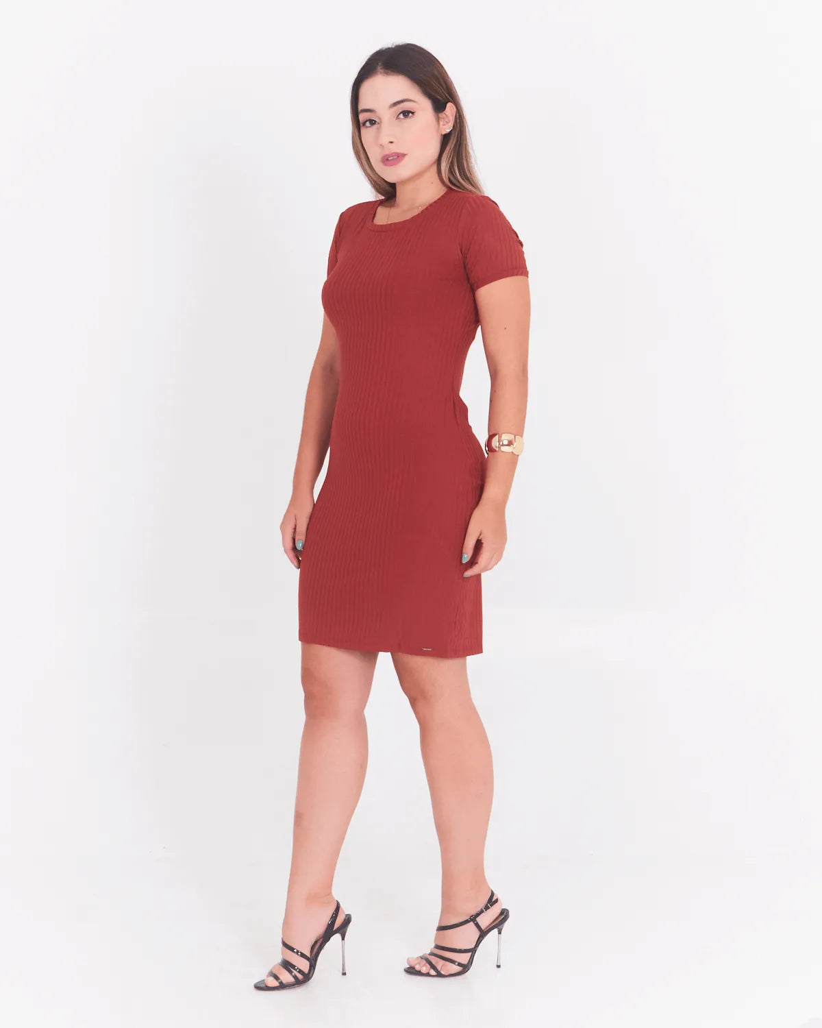 VESTIDO LUNENDER 00663 MARROM COSTAL GG