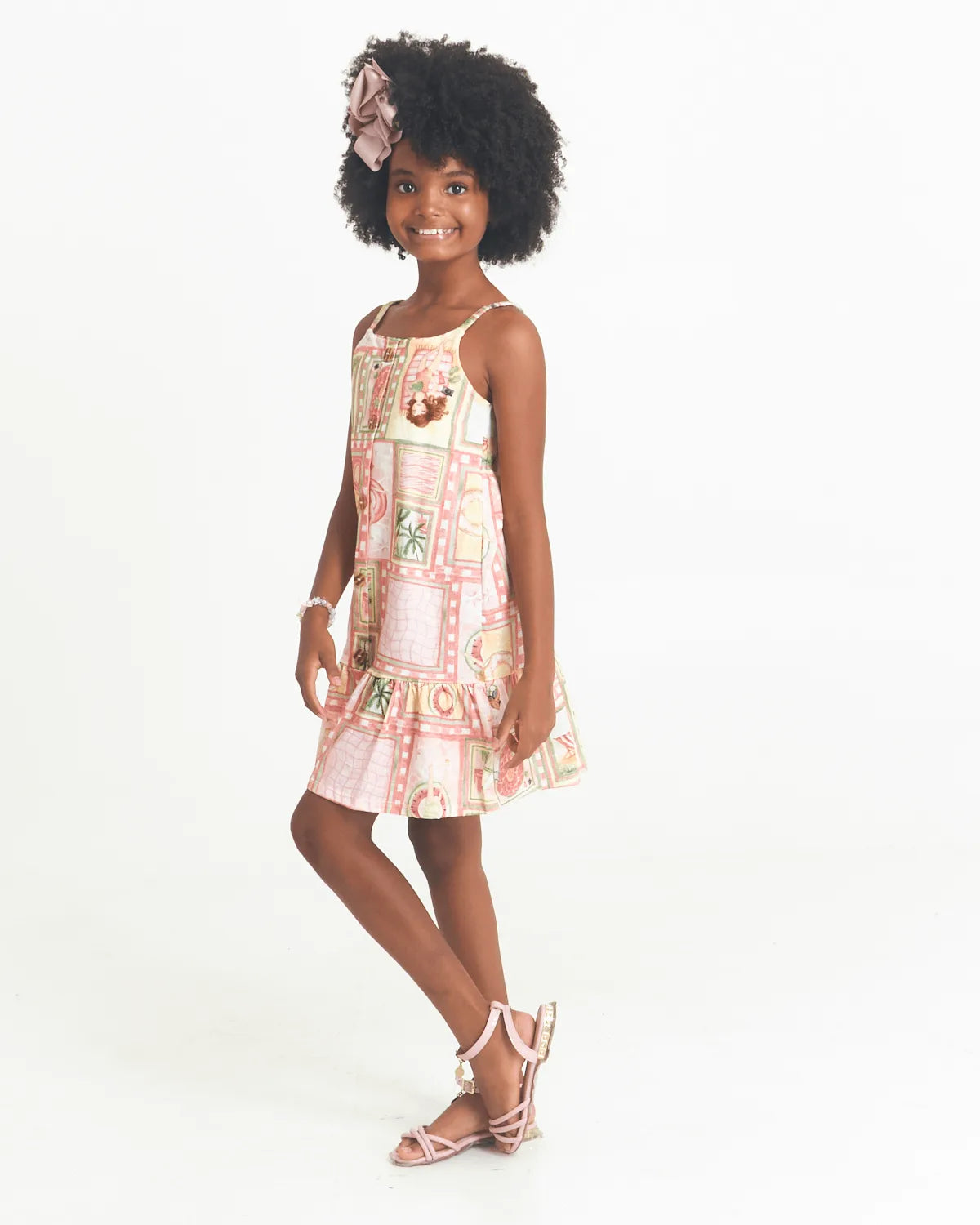 VESTIDO INF LUNENDER 46382 SALMAO 08