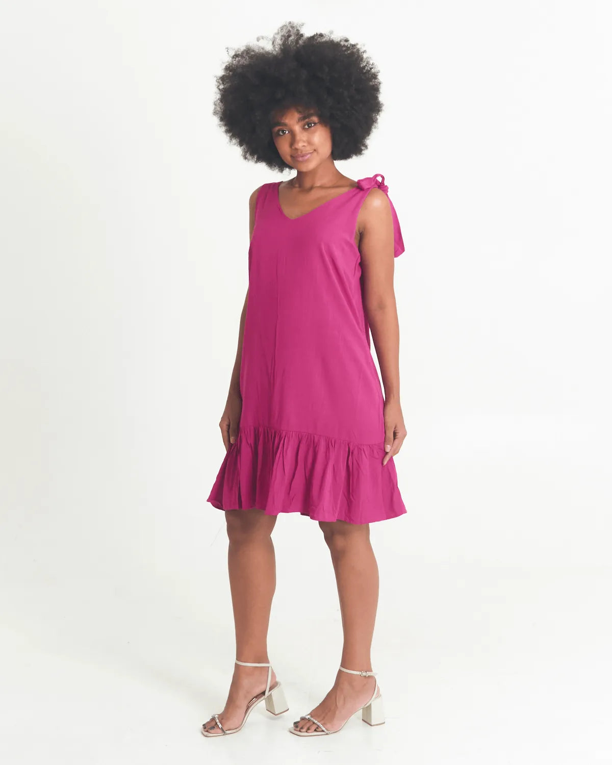 VESTIDO SAFIRA LACO/OMBRO AZUL CANDY M