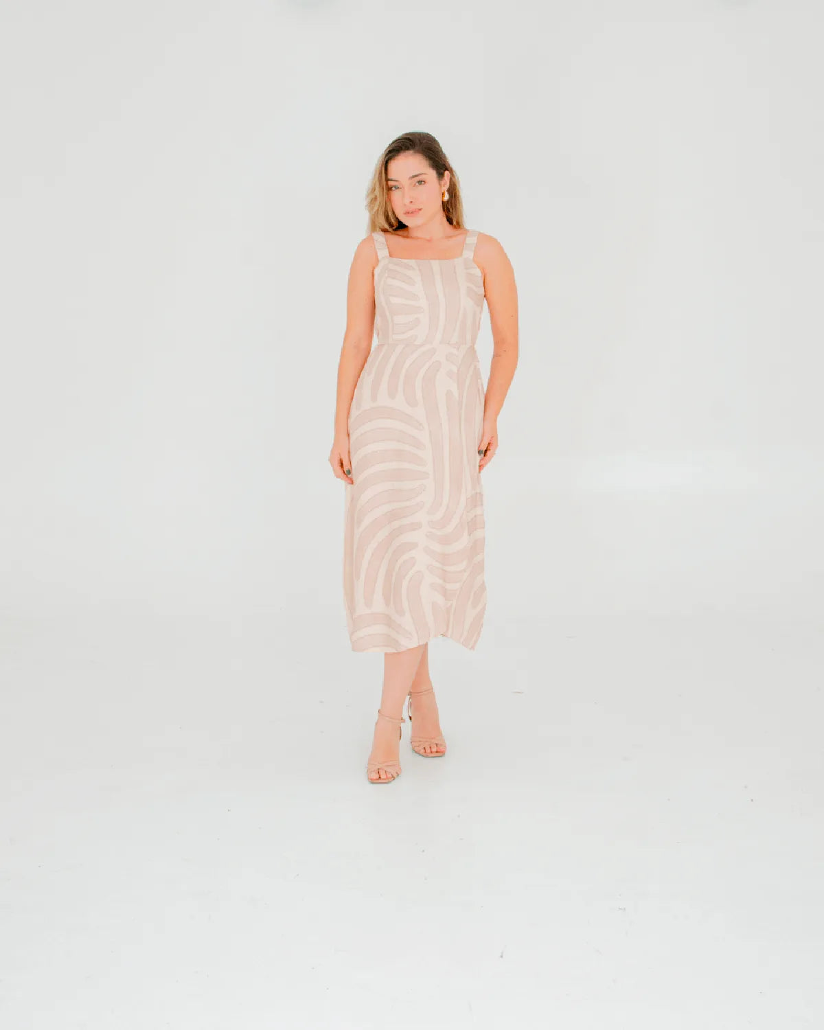 VESTIDO LUNENDER C0162 AMARELO P