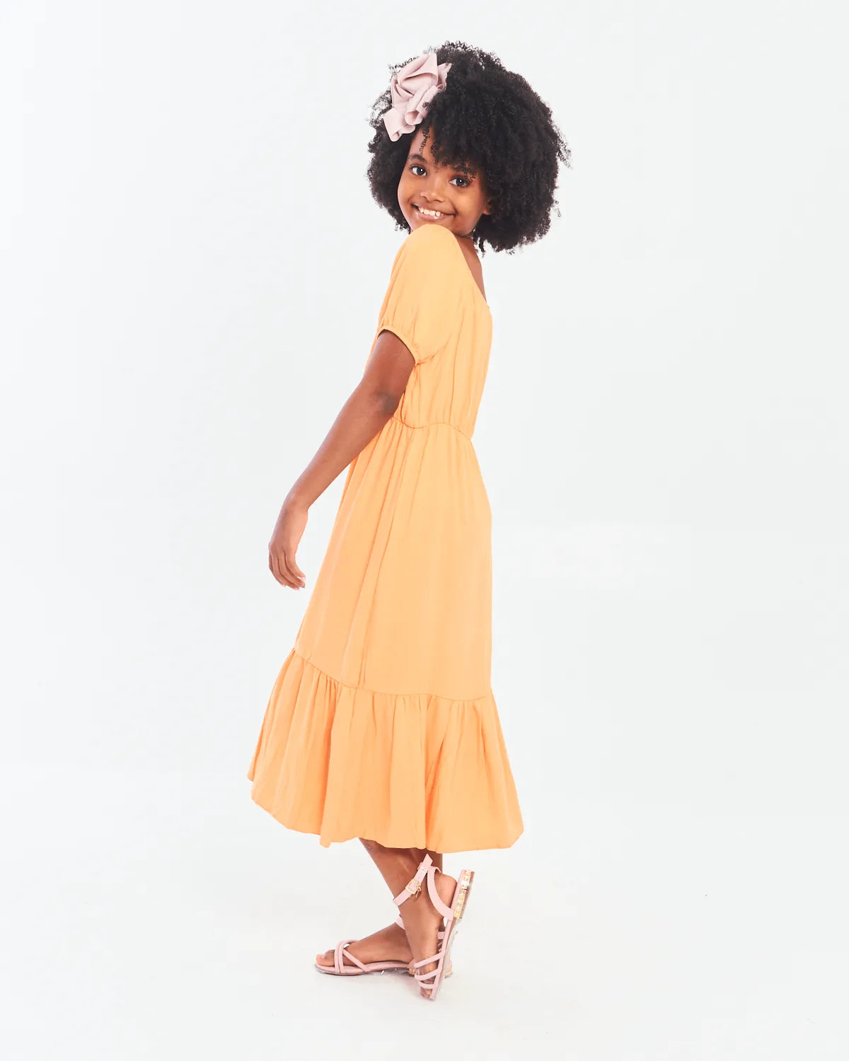 VESTIDO INF LUNENDER 39935 LARANJA 06