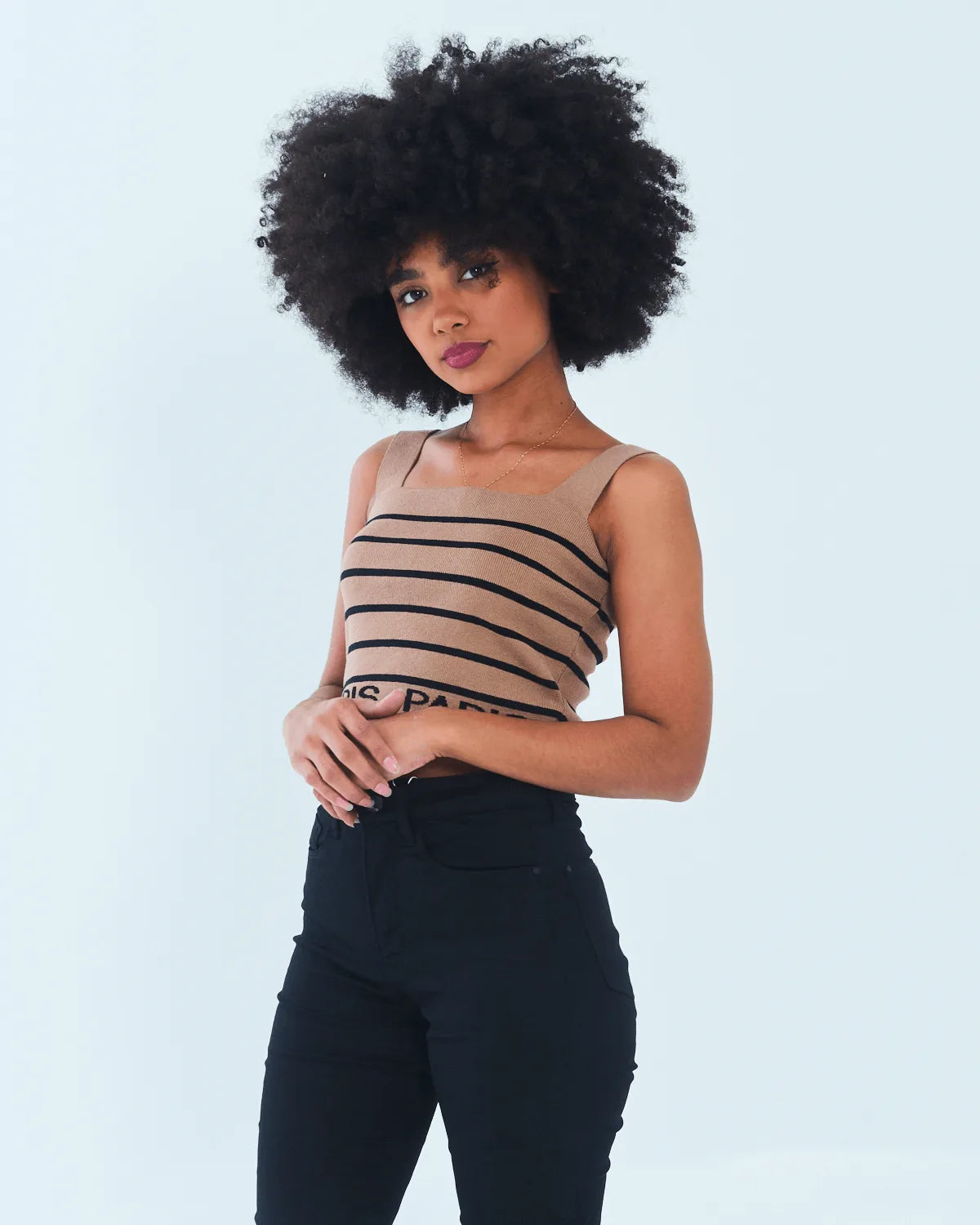 CROPPED FEEL LOVE ALCA BLUSH/BRANCO U