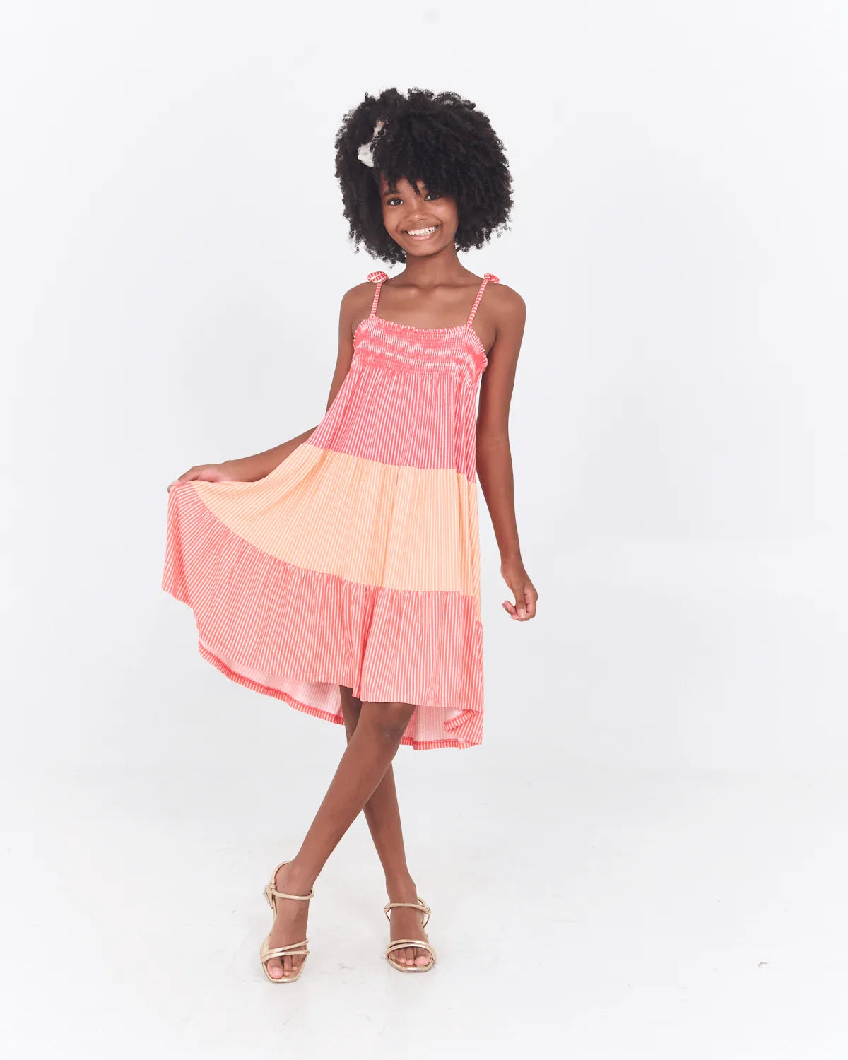 VESTIDO INF LUNENDER 46742 BEGE 08