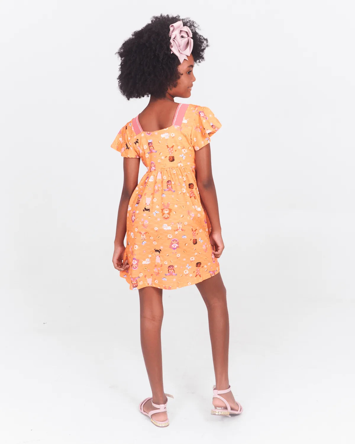 VESTIDO INF LUNENDER 67948 VERDE 01