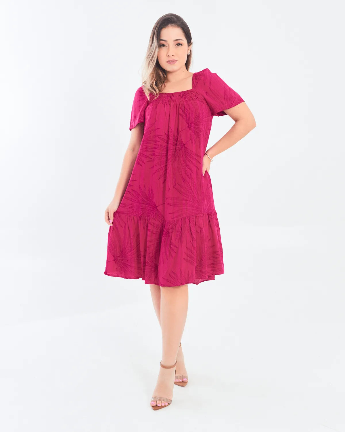 VESTIDO SAFIRA BUSTO LASTEX