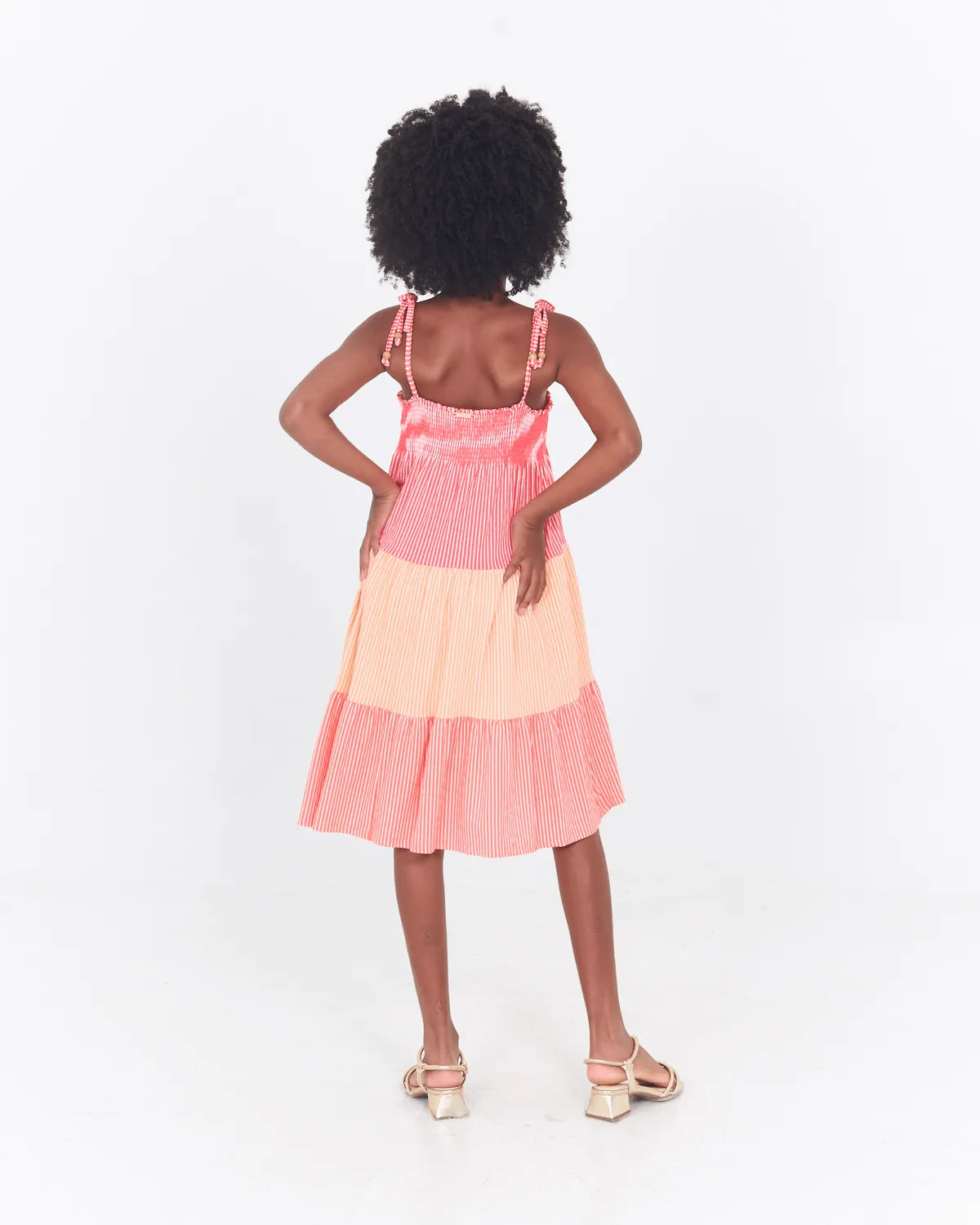 VESTIDO INF LUNENDER 46742 BEGE 08