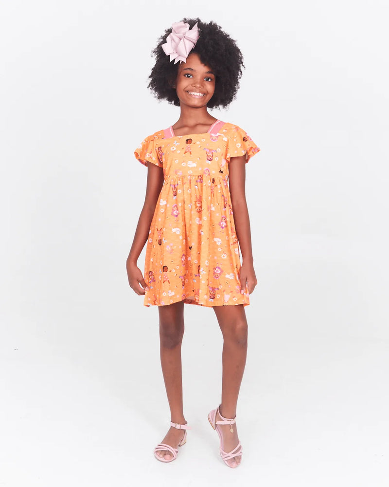 VESTIDO INF LUNENDER 67948 VERDE 01