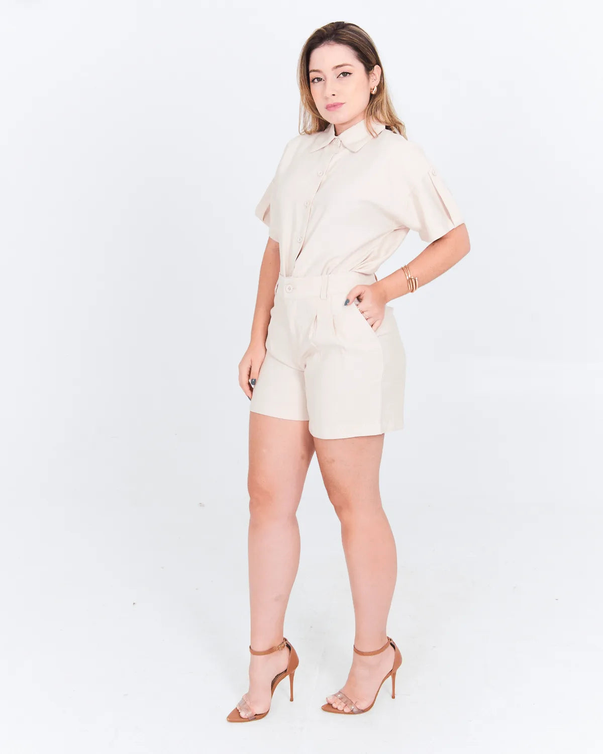CONJUNTO MI&CO 1293 BEGE CLARO M