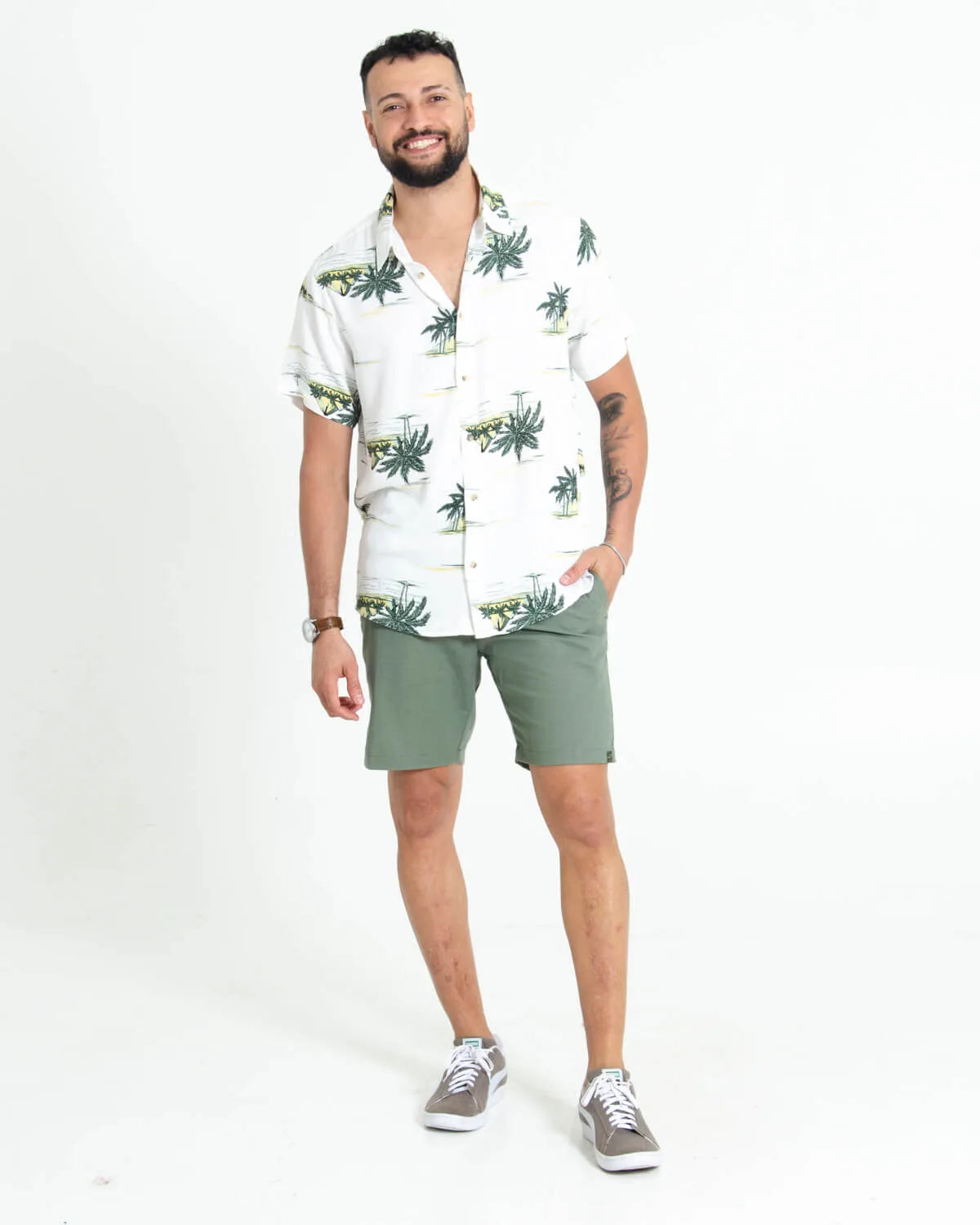 BERMUDA SAKA PRAIA BE82402 VERDE MUSGO 38