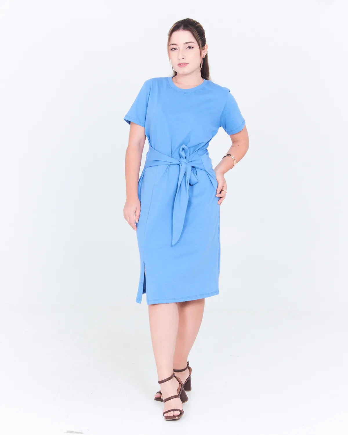 VESTIDO JHUK SARA BEGE U