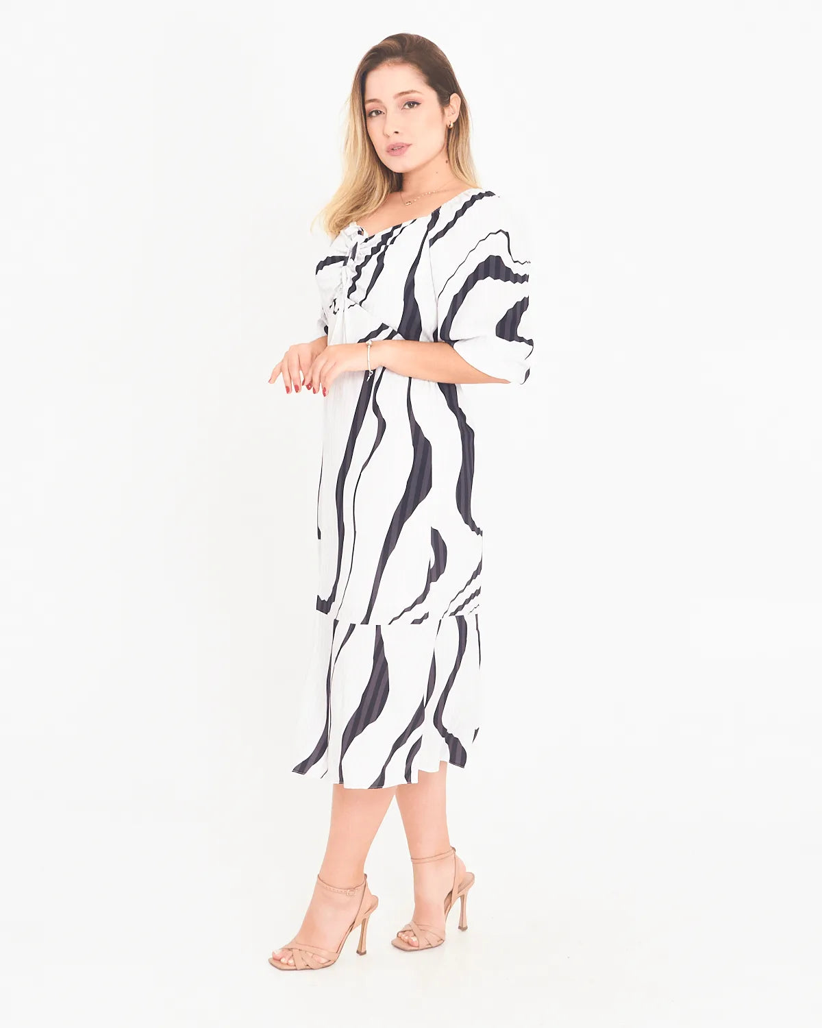 VESTIDO LUNENDER 45488 PRETO M