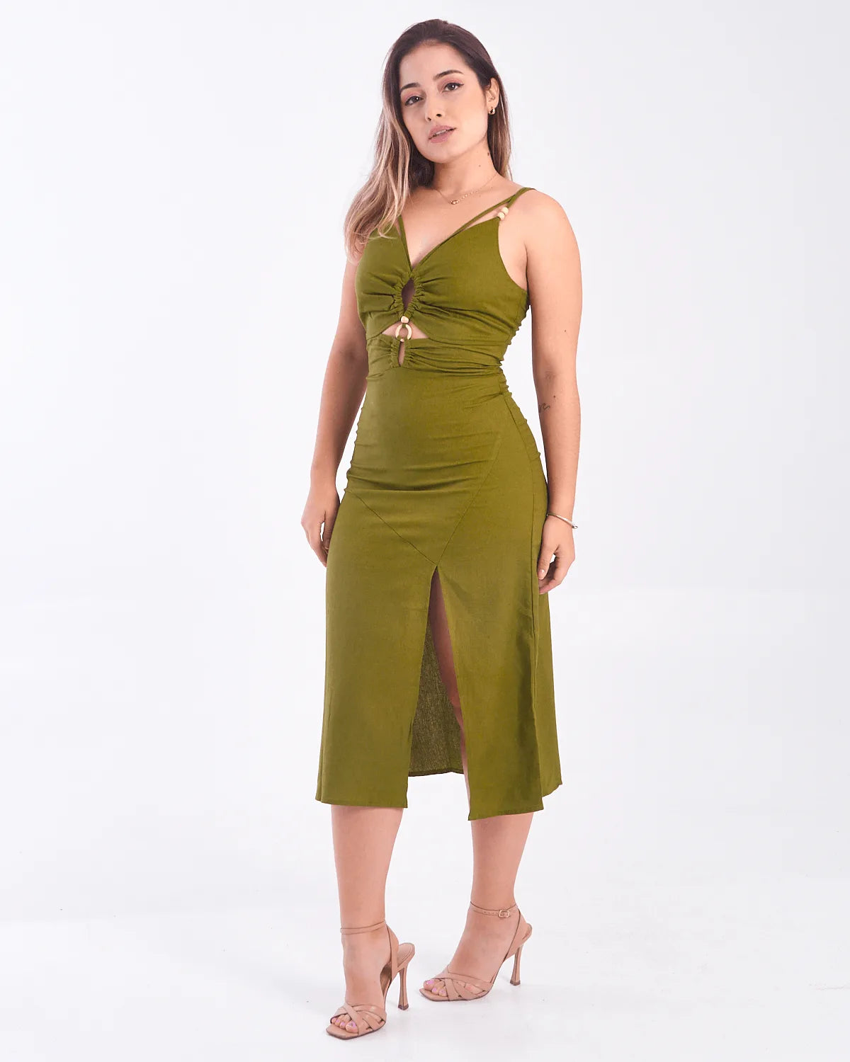 VESTIDO MALWEE 1000108259 VERDE GG