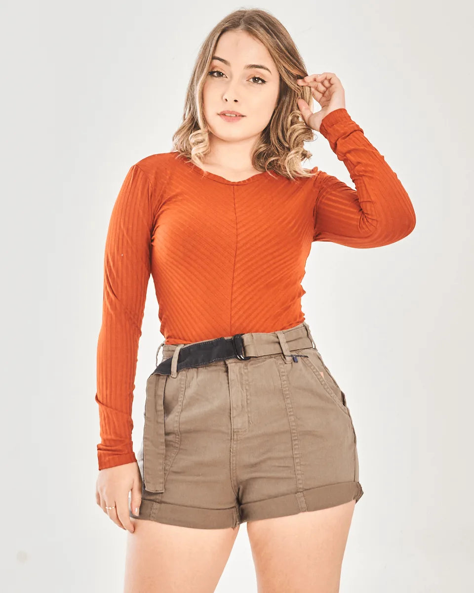 BLUSA LUNENDER 00085 AMARELO G