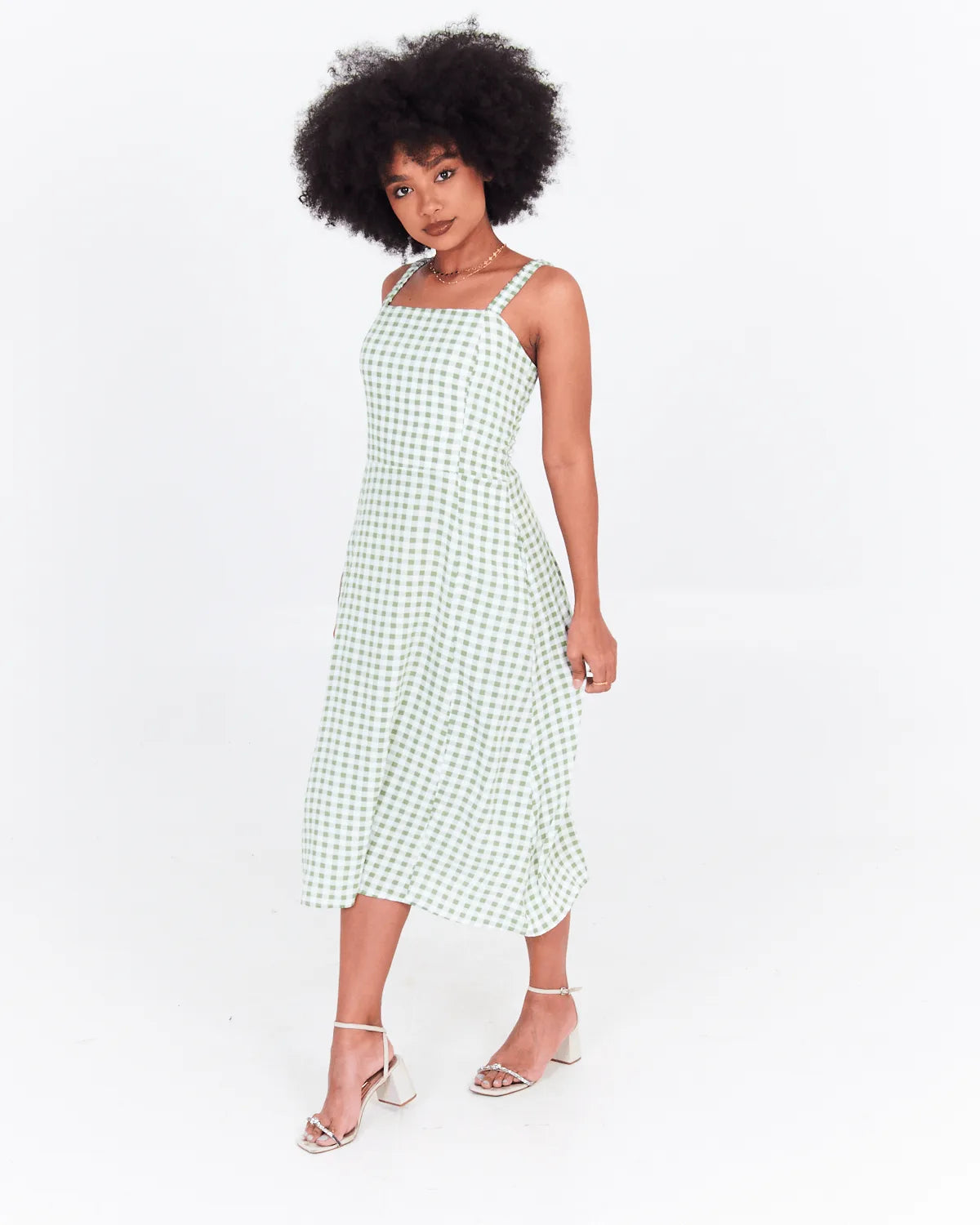 VESTIDO SAFIRA MIDI/ALCA/BOLSO
