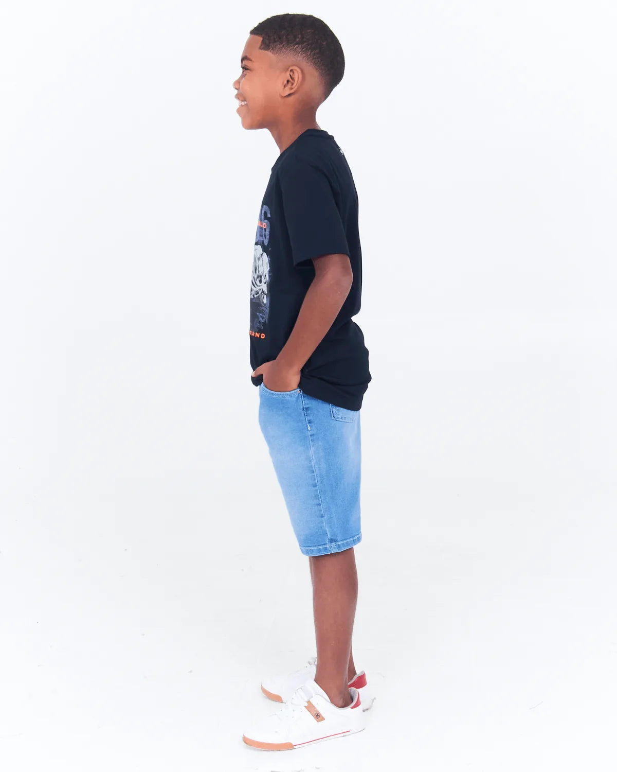 BERMUDA INF CARINHOSO 1000100747 JEANS ESCURO 18