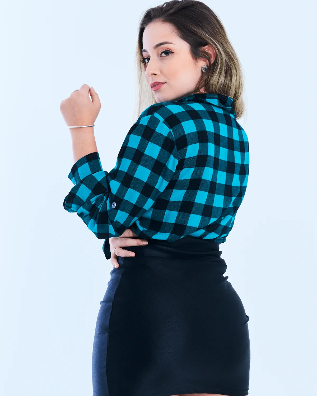 CAMISA SAFIRA XADREZ VERMELHO P