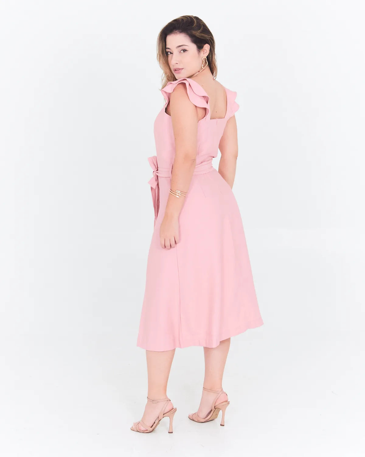 VESTIDO MI&CO 1251 ROSE P