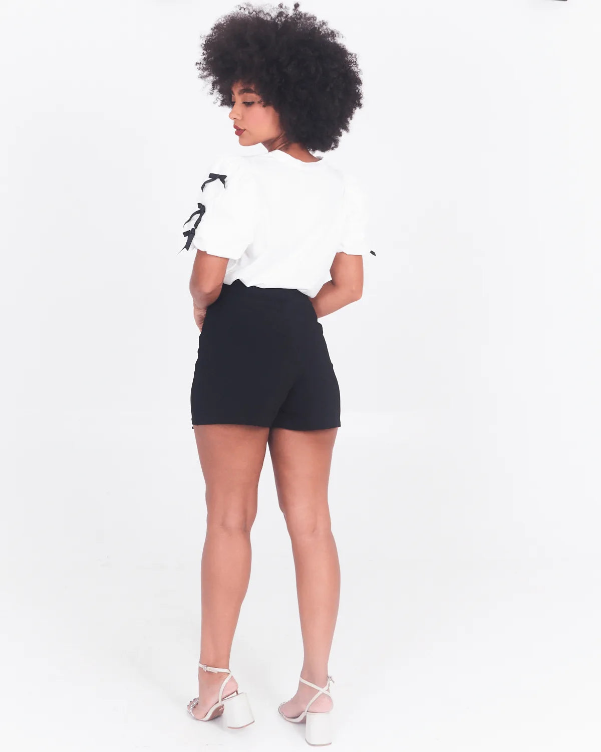 SHORT/ SAIA LUNENDER 67358 PRETO REATIVO P