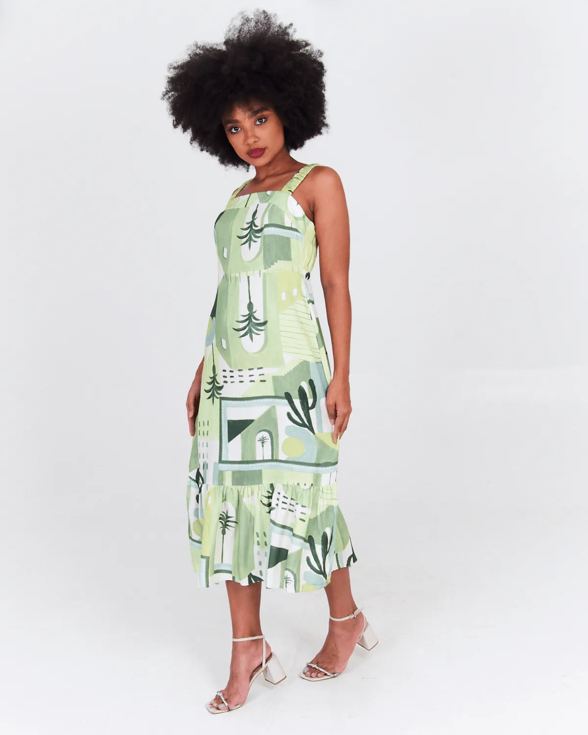 VESTIDO LUNENDER 34806 VERDE GG