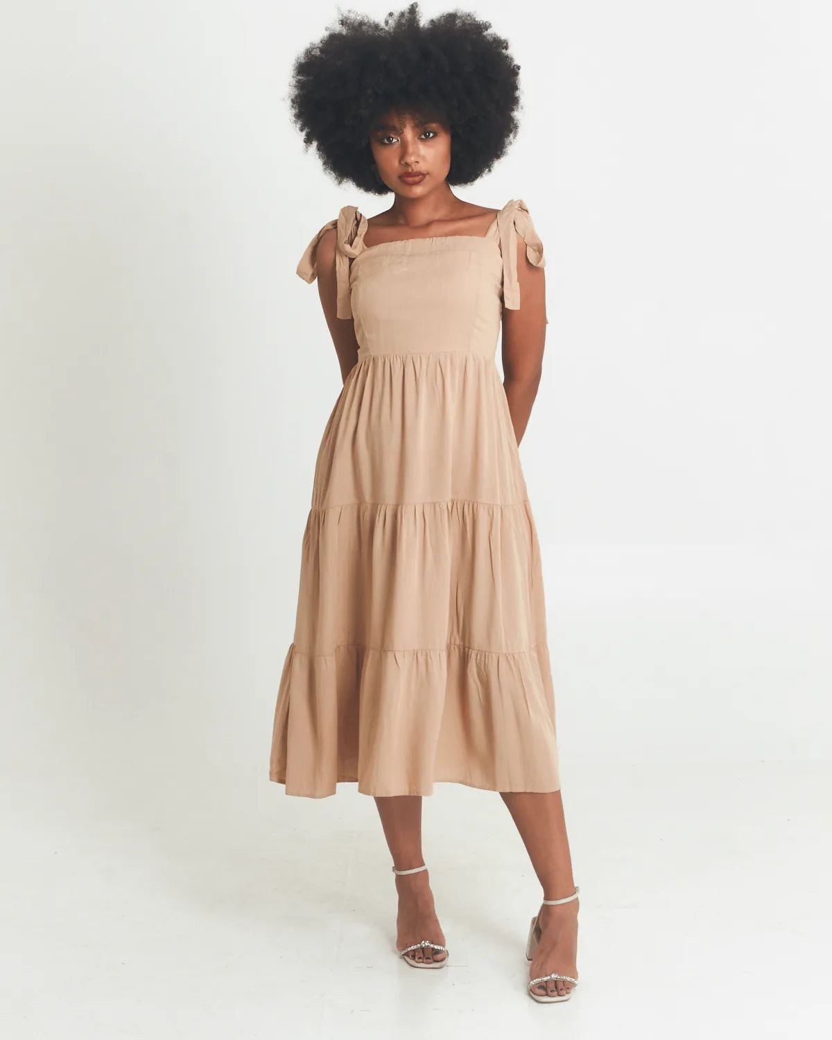 Vestido Safira Laço Midi