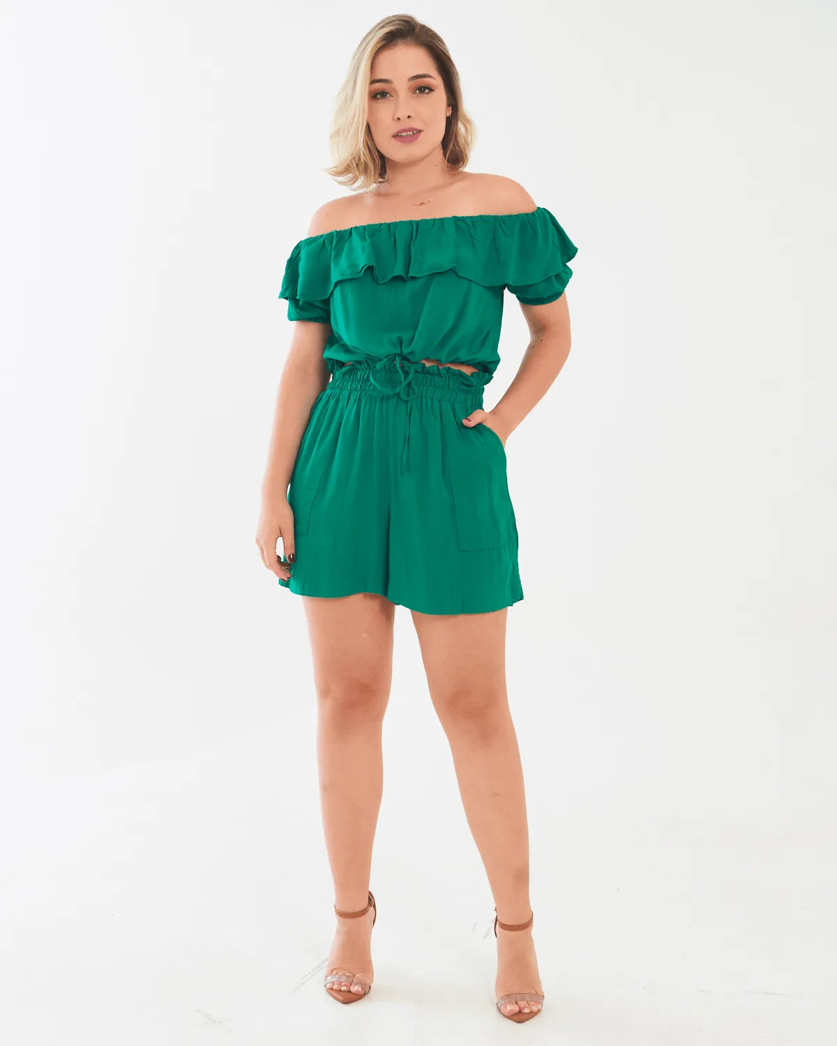 CONJUNTO SAFIRA REGATA PRETO M