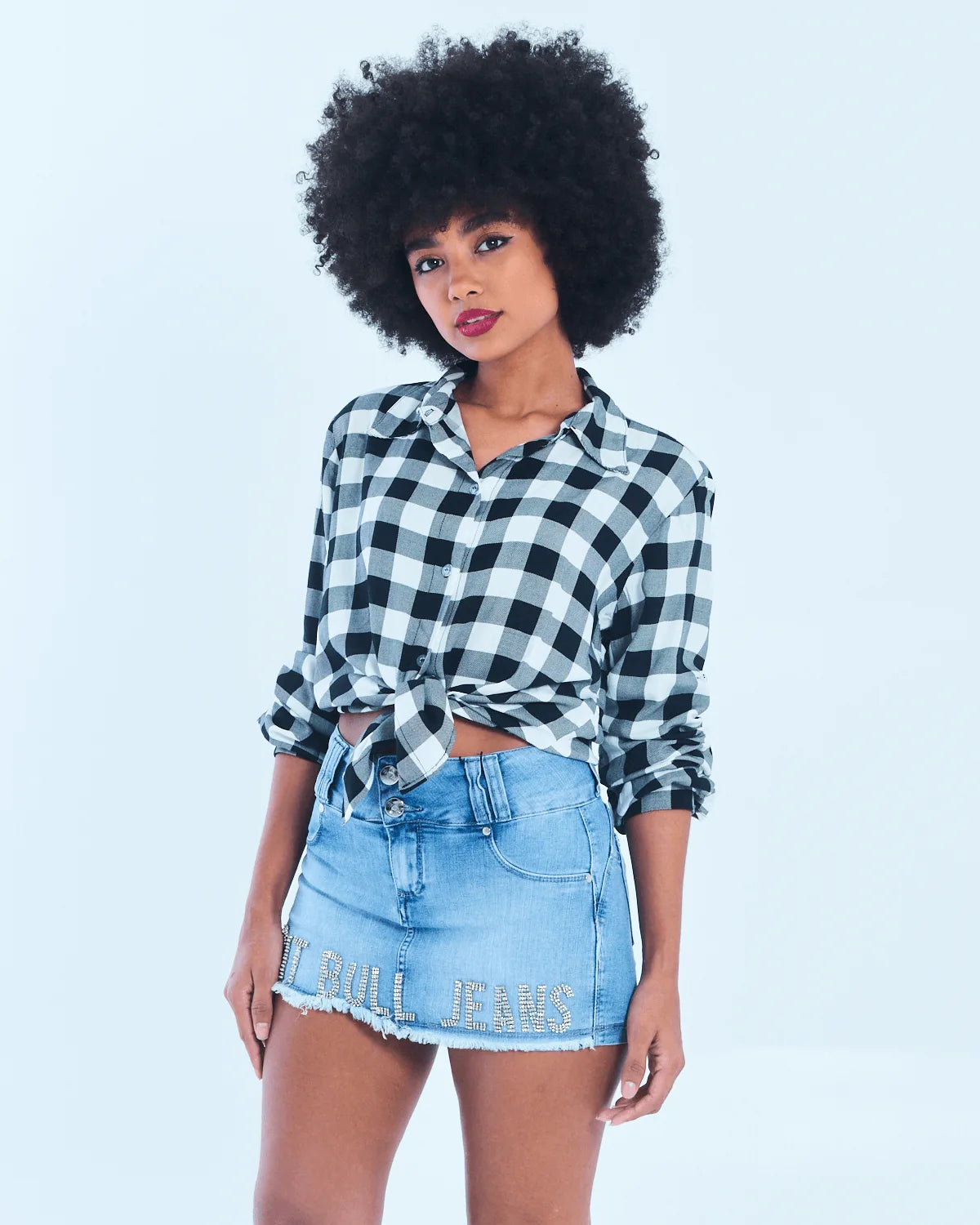 CAMISA SAFIRA XADREZ VERMELHO P